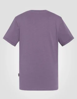 T-shirt lilas effet flammé - LILAS