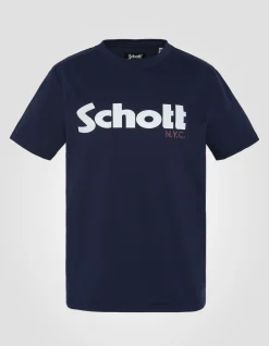 T-shirt à logo bleu marine enfant - MARINE