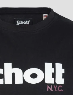 T-shirt à logo noir enfant - NOIR