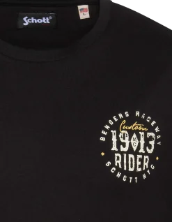 T-shirt noir imprimé 1903 Rider - NOIR