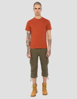 T-shirt rouille effet flammé - ROUILLE