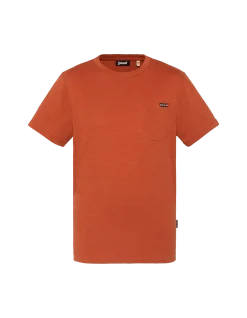 T-shirt rouille effet flammé - ROUILLE