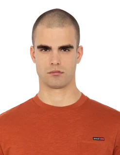T-shirt rouille effet flammé - ROUILLE