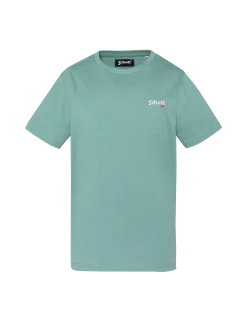 T-shirt sage kaki brodé enfant - SAGE KAKI