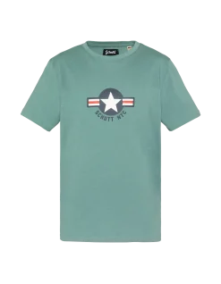 T-shirt vert clair imprimé enfant - VERT CLAIR