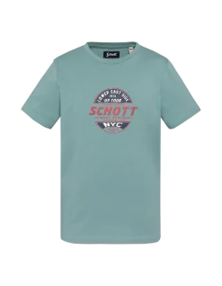 T-shirt vert clair imprimé enfant - VERT CLAIR