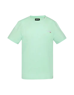 T-shirt vert pastel brodé enfant - VERT PASTEL