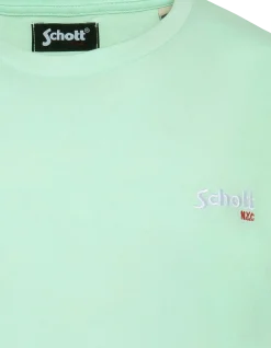 T-shirt vert pastel brodé enfant - VERT PASTEL