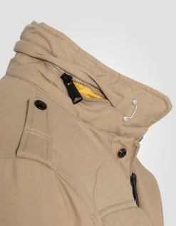 Veste army beige clair multipoches, plastron amovible - BEIGE CLAIR