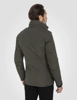 Veste army kaki multipoches, plastron amovible - KAKI