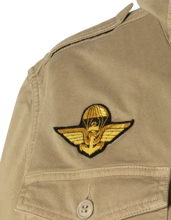 Veste army surteint kaki clair - KAKI CLAIR