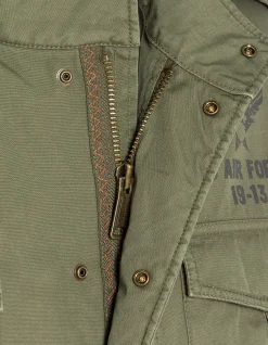 Veste de combat kaki badgée - KAKI