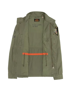 Veste de combat kaki badgée - KAKI