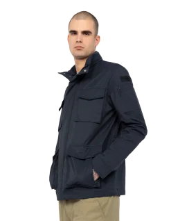 Veste de combat multipoches bleu marine - MARINE