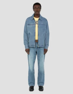 Veste en jean worker bleu - BLEU MINÉRAL