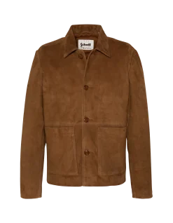 Veste western rouille, chèvre velours - ROUILLE