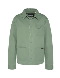 Veste worker canvas verte - VERT FUMÉ