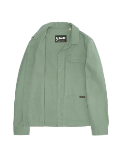 Veste worker canvas verte - VERT FUMÉ