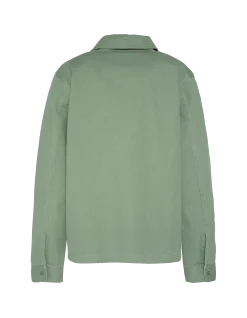 Veste worker canvas verte - VERT FUMÉ